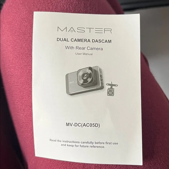 Dash cam w/ rear view camera 1080P recording New in box - Picture 8 of 11